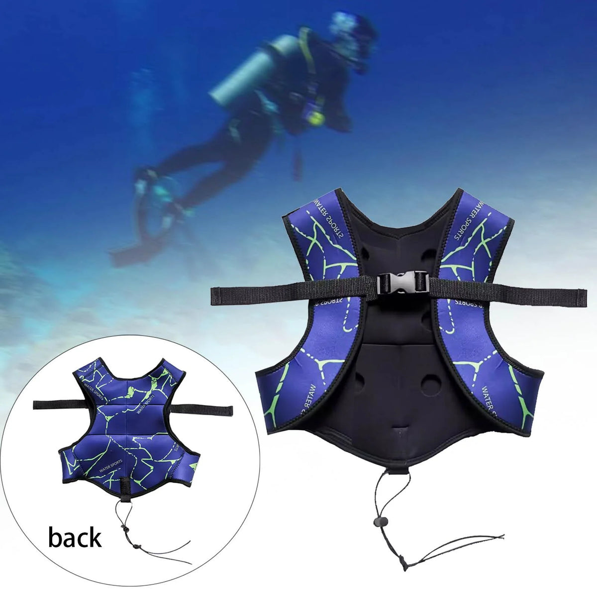 Neoprene Diving Weight Vest F8326
