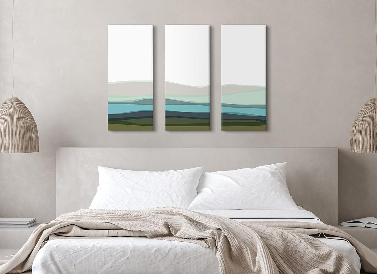 3 Piece 12 x 28 Canvas Wall Art Set M292
