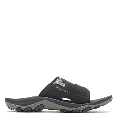 Leather Slide Sandal V8093