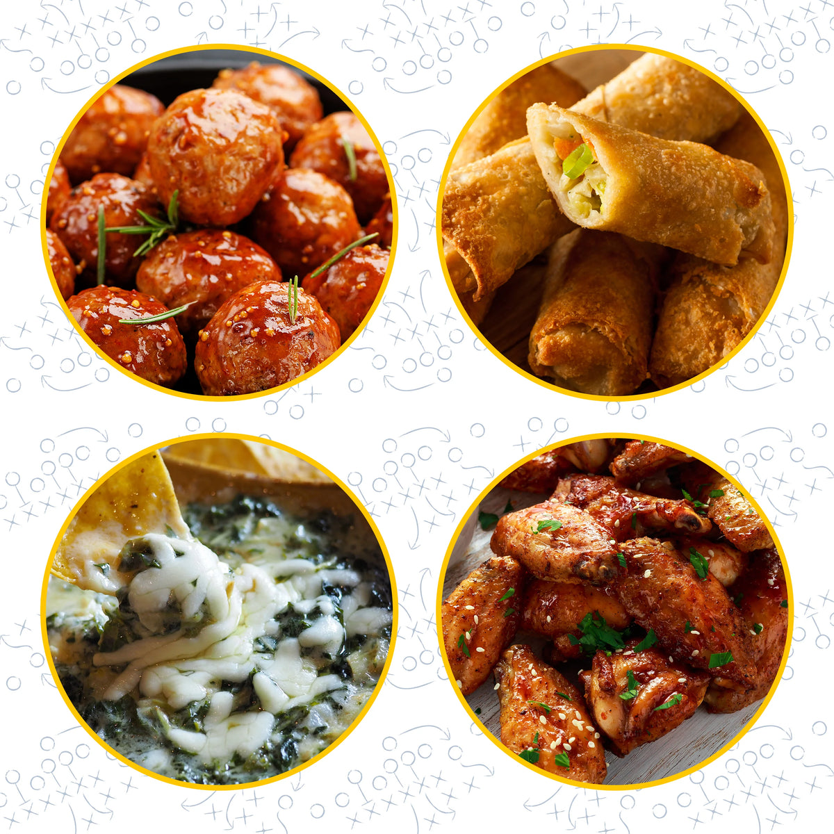 Lazy Susan Appetizer Server X61866