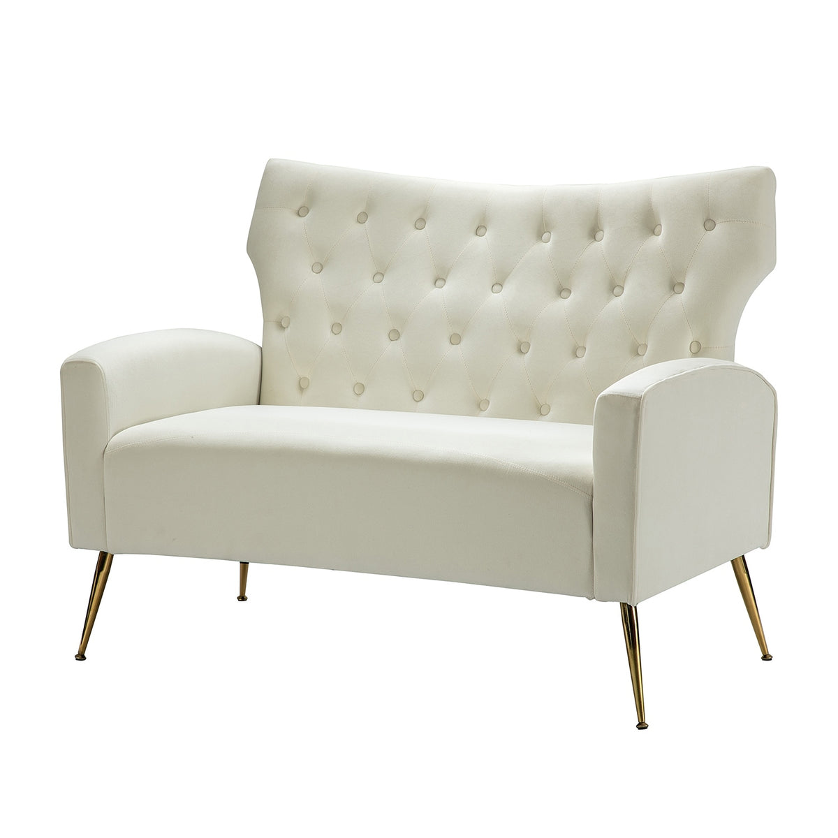 Black Tufted Back Loveseat Z258865