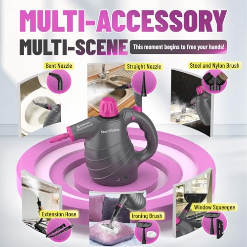 Handheld Steam Cleaner with 10pcs Accessories O289