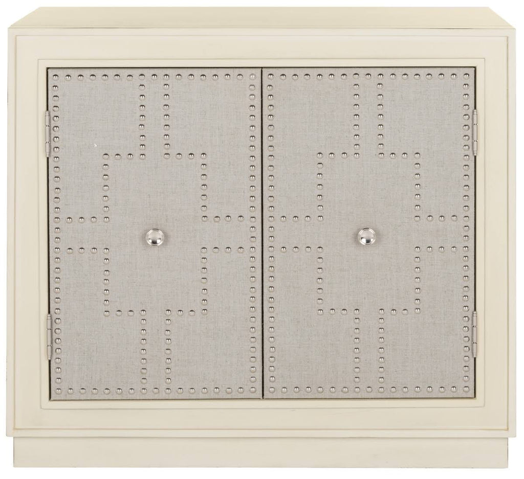 Antique Beige 2-Door Chest F2711