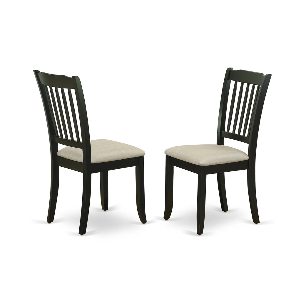 3-Pc Kitchen Table Set with 2 Wood Dining Chairs and Butterfly Leaf Table B388