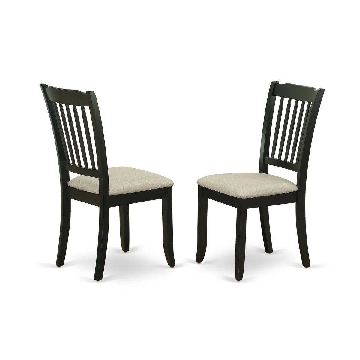 3-Pc Kitchen Table Set with 2 Wood Dining Chairs and Butterfly Leaf Table B388