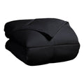 King Black Down Alternative Comforter Y70968
