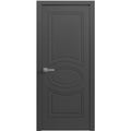 Solid French Door 36" x 80" Painted Black L725