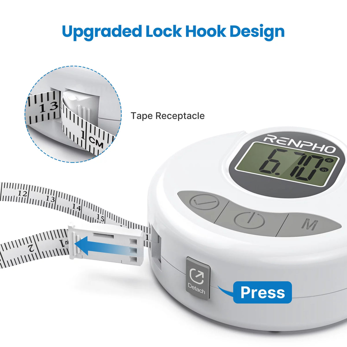 Smart Bluetooth Body Measuring Tape D652