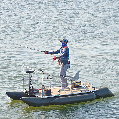 Black 12V 55LBS Bow Mount 54” Trolling Motor with Remote Control L633217