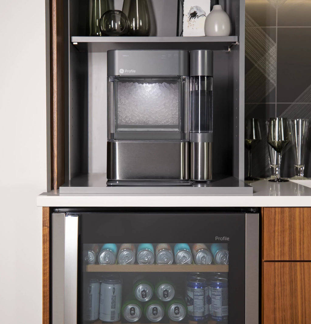 Countertop Nugget Ice Maker with Side Tank Stainless Steel F52228