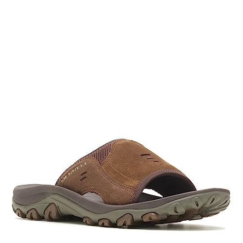 Leather Slide Sandal V8093