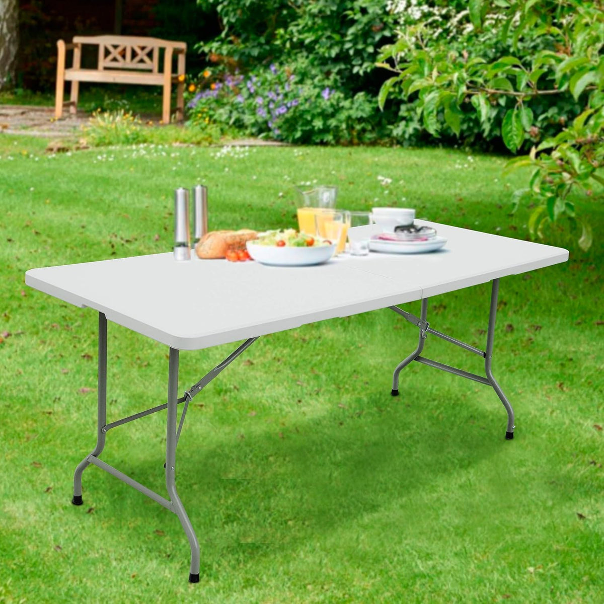 6ft Folding Utility Table (White) G824