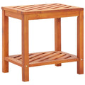 Acacia Wood Double Layer Nightstand F47953