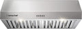 Stainless Steel Under Cabinet Range Hood 700CFM 3 Speed Fan LED Lights A11525