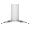 30 in. Convertible Vent Wall Mount Range Hood Stainless Steel Glass K56720