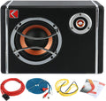 6 Inch Powered Car Subwoofer Pack of 2 B4407