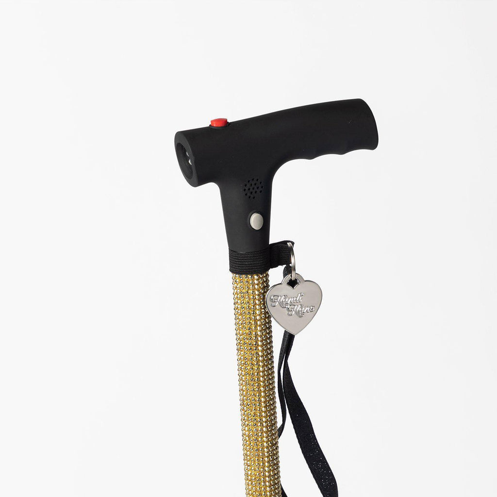 Gold Personal Safety Cane P352481