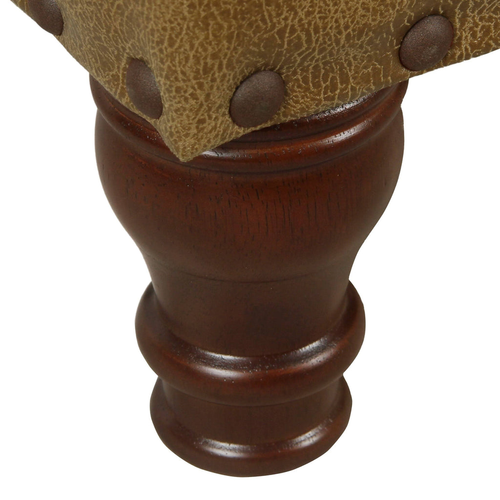 Large Storage Bench with Nailhead Trim A456187