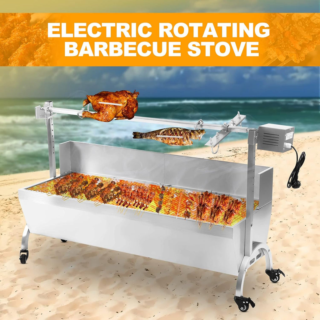 Stainless Steel Rotisserie Grill for Pig Chicken Lamb D9916