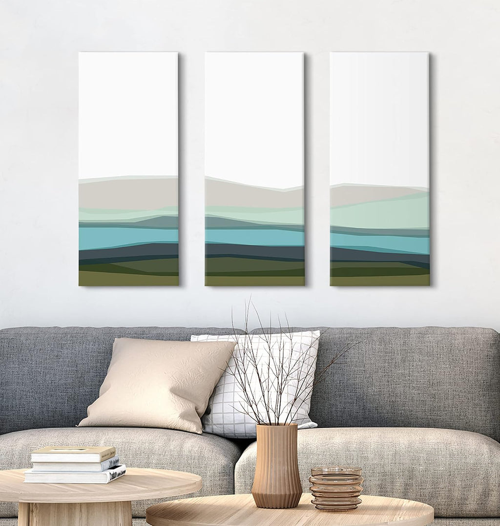 3 Piece 12 x 28 Canvas Wall Art Set M292