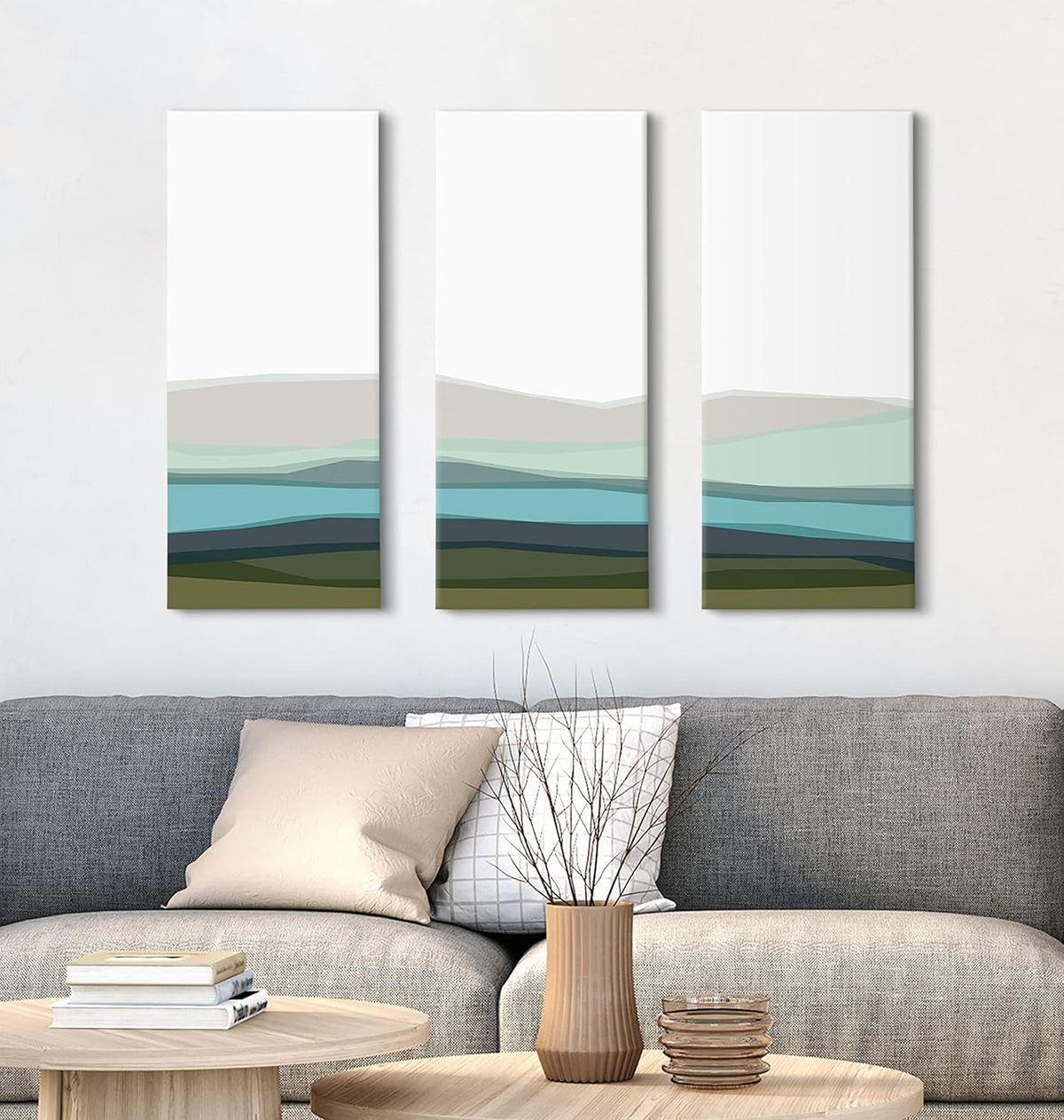 3 Piece 12 x 28 Canvas Wall Art Set M292
