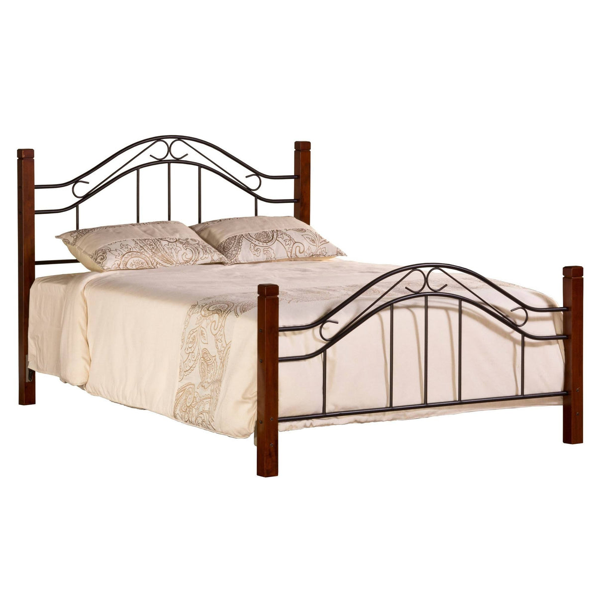 Queen Bed Set with Rails S94028