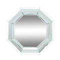 Silver Hexagonal Wall Mirror O926928