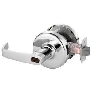 Bright Chrome Cylindrical Lock E64565