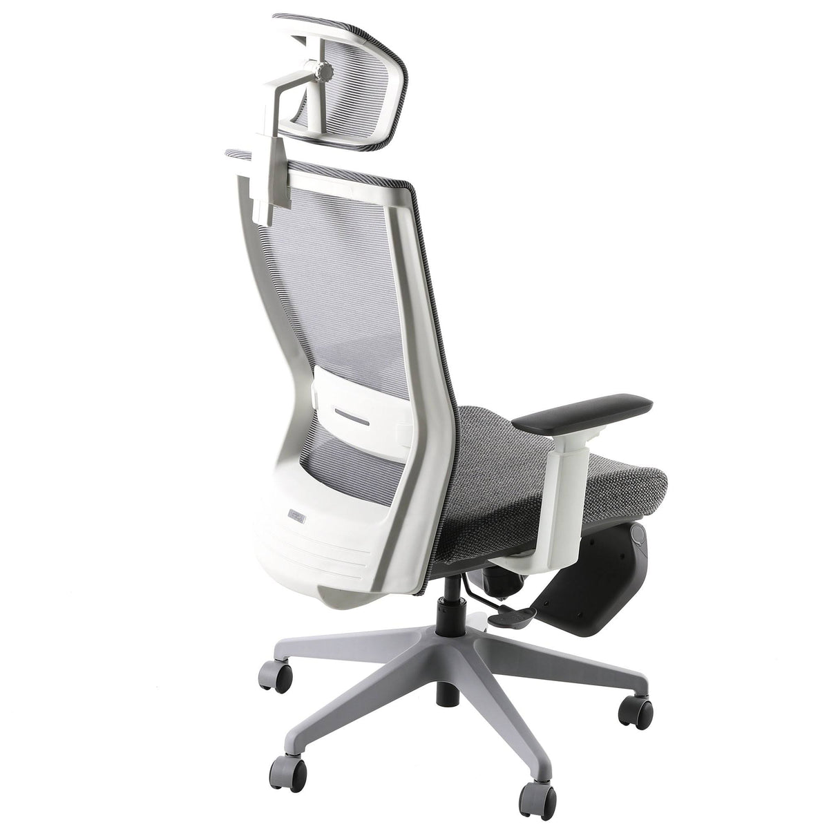 Gray Ergonomic Chair with Footrest L381914