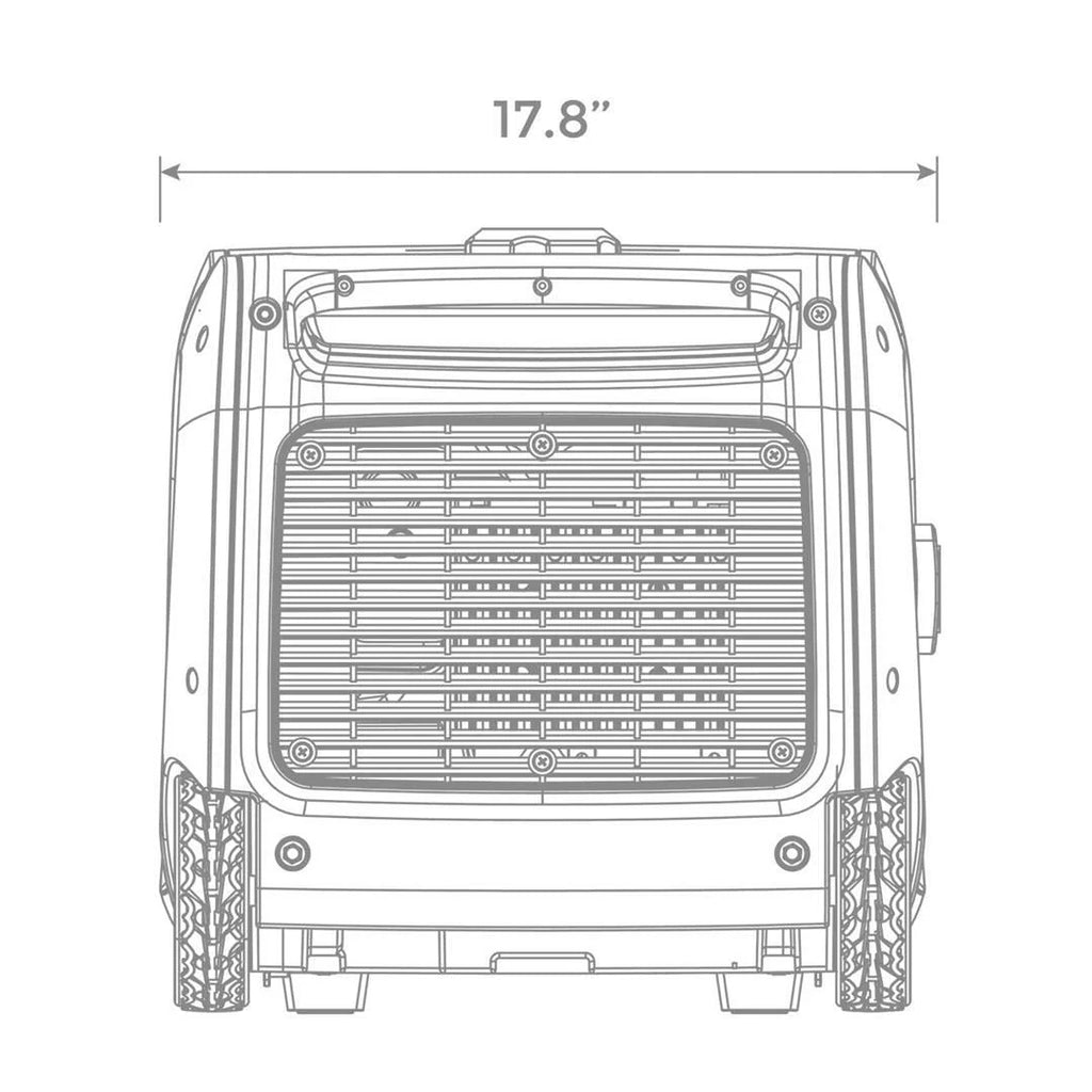 Portable 3,300 Watt Gas Generator D1788