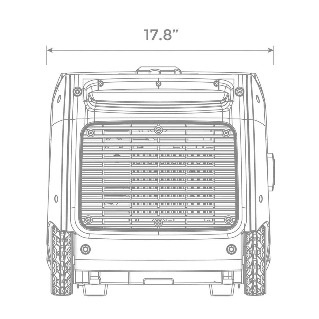 Portable 3,300 Watt Gas Generator D1788