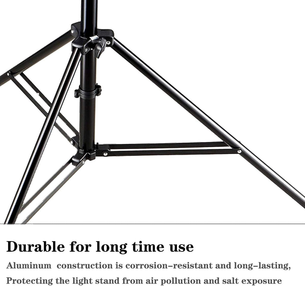 Heavy Duty Aluminum Light Tripod Stand, 112 Inches Pack of 2 S28524