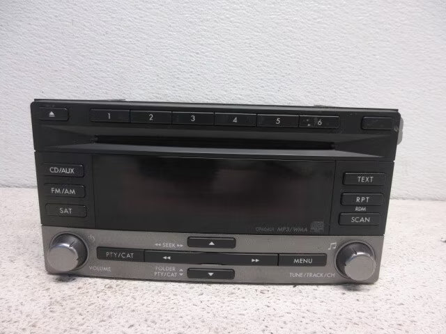 2009-2013 Subaru Forester AM FM CD MP3 Radio Receiver D606
