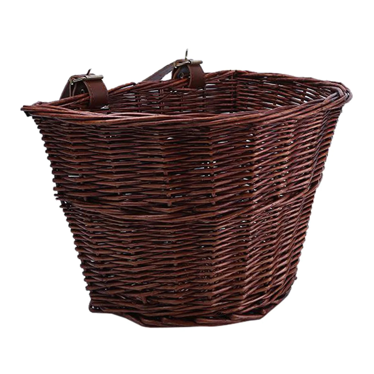 Wicker Woven Handlebar Basket D874