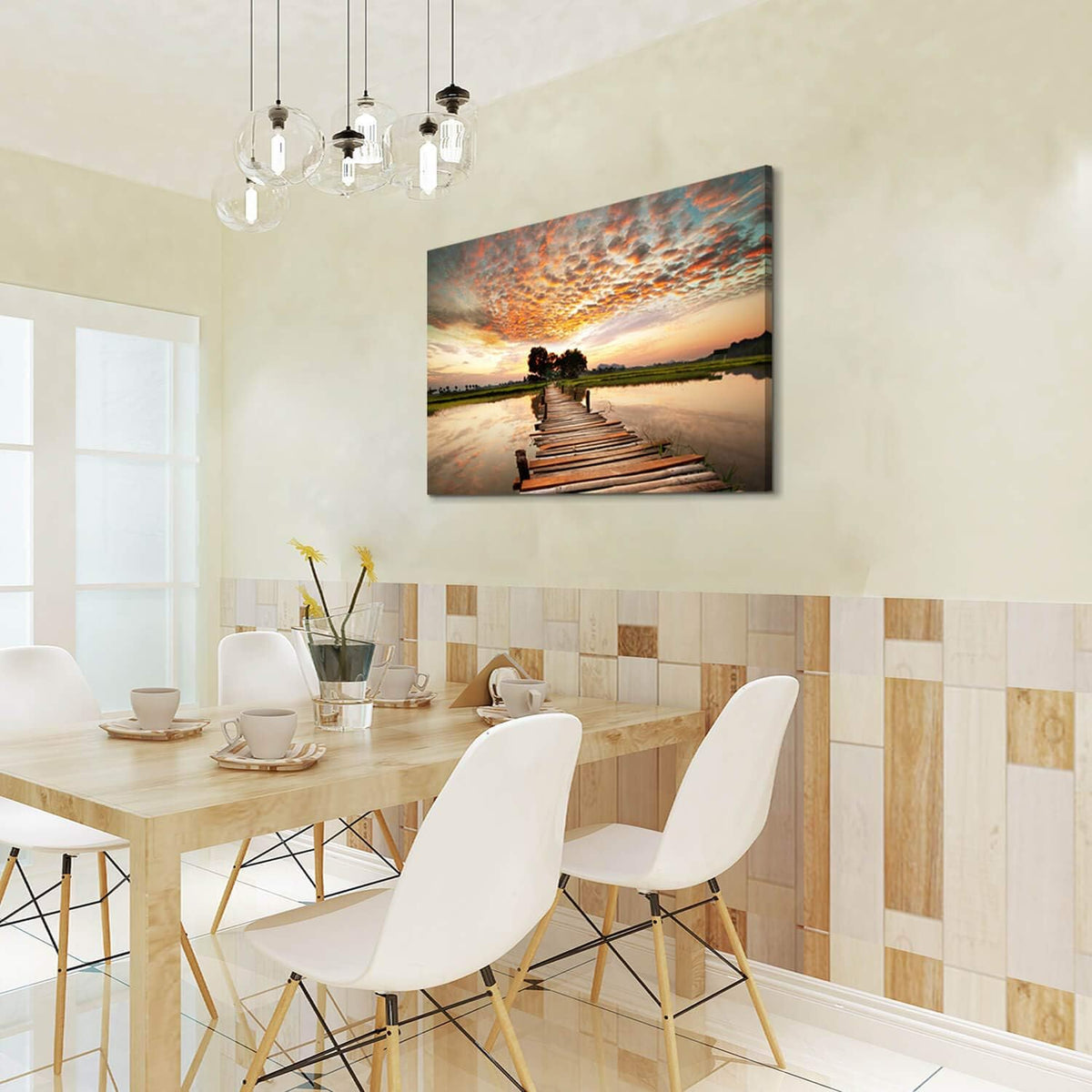 Landscape Art Print on Canvas, 18” x 24” x 1 Panel I192