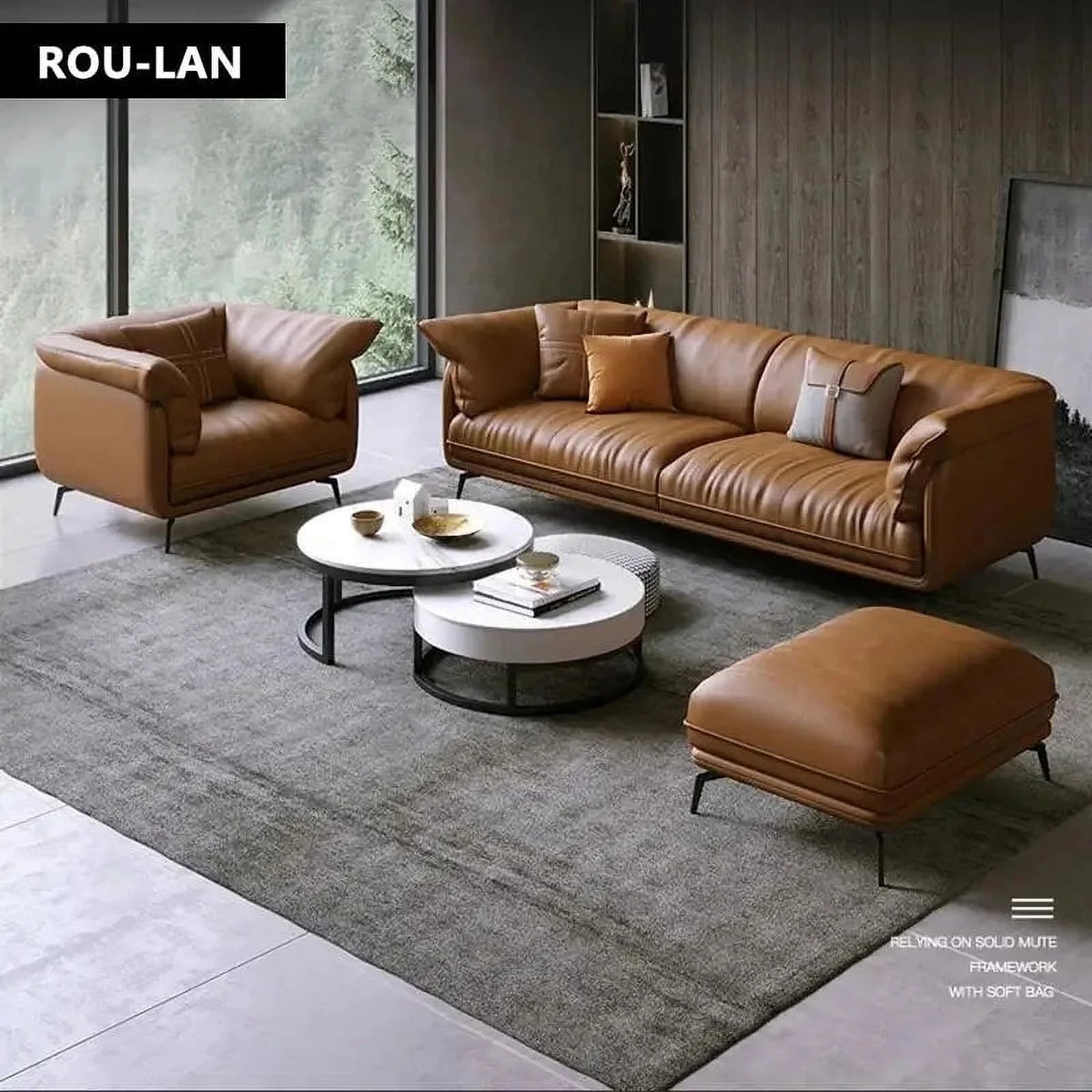 Leather Sofa L663329