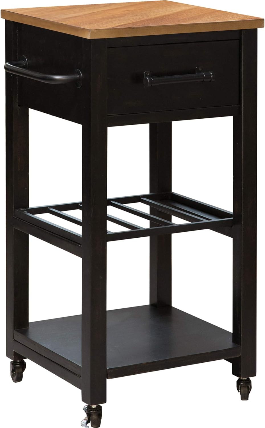 Brown Farmhouse Kitchen Cart P424