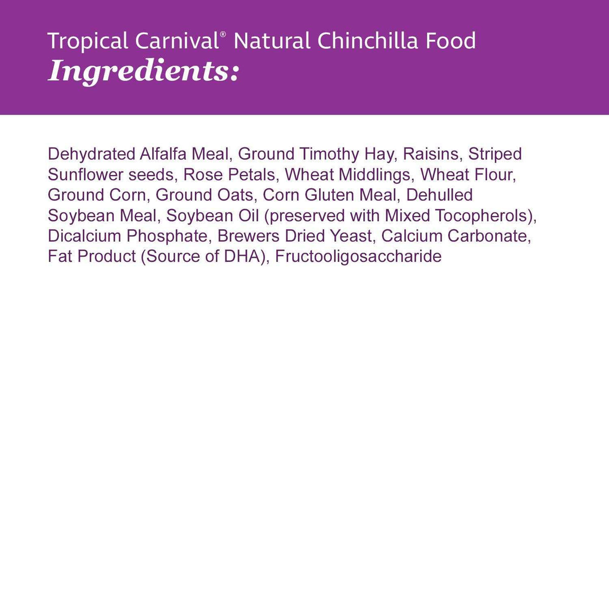 Natural Biscuits Chinchilla Food L495