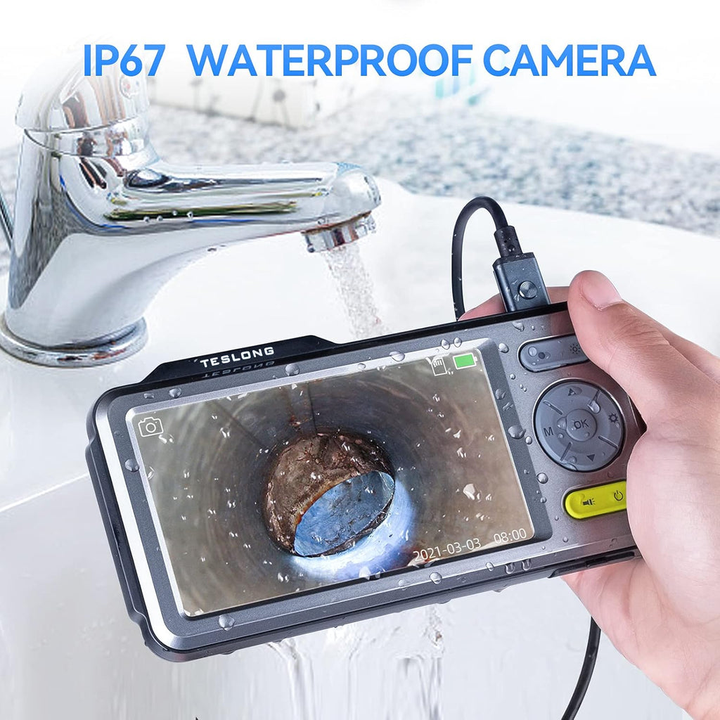5inch IPS Screen HD Waterproof Borescope Inspection Camera (16.5ft) P502929