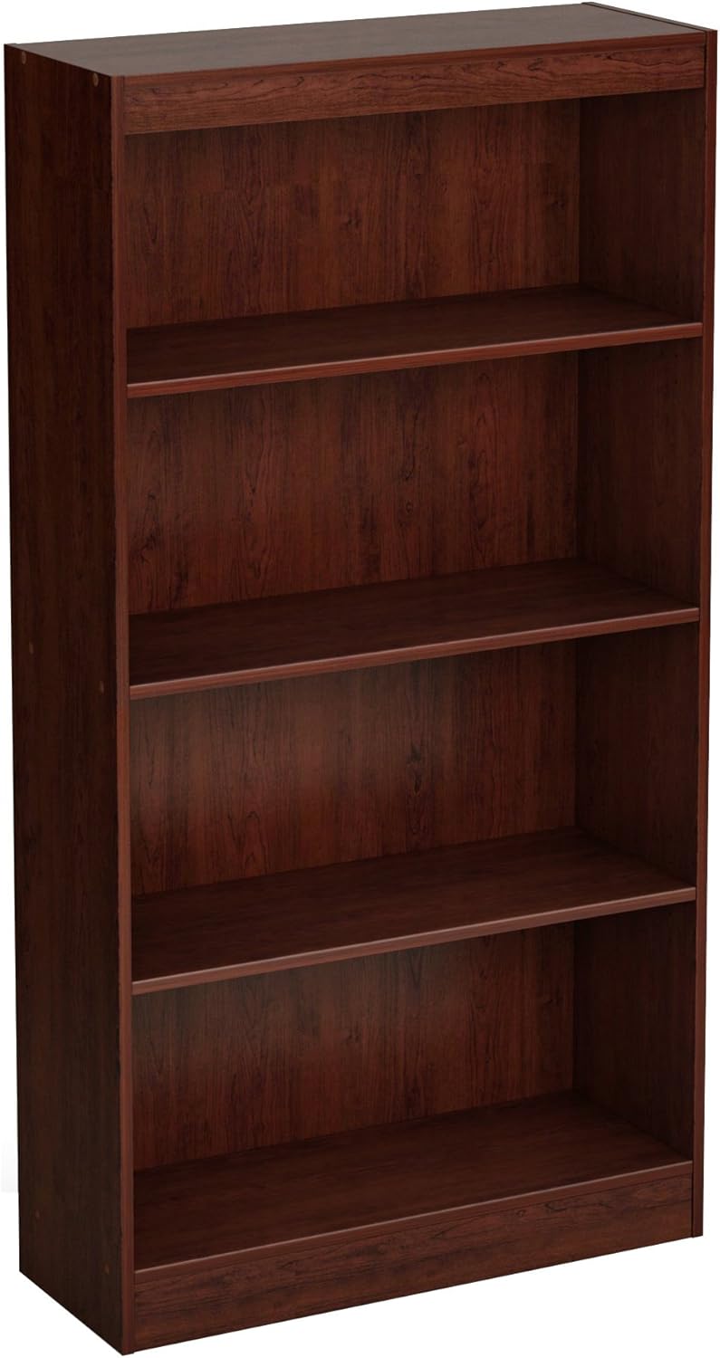 Pure White 4-Shelf Bookcase G9388