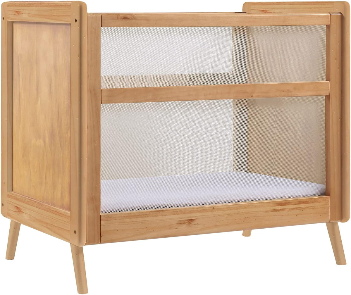 2-in-1 Mini Crib with Mattress A66364