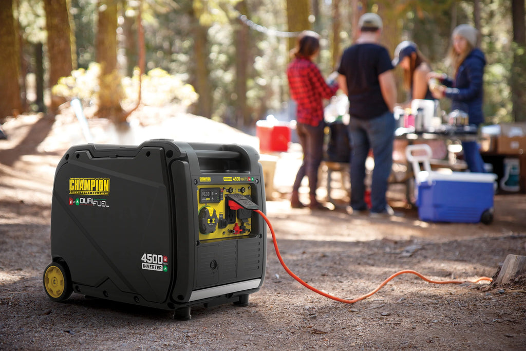 4500-Watt Portable Dual Fuel Inverter Generator F6187