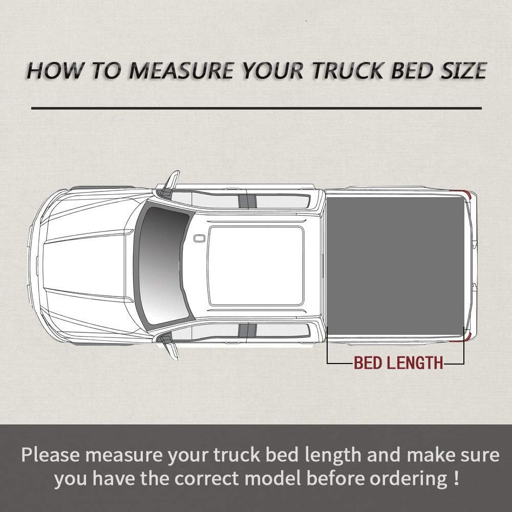 Soft Tri Fold Truck Bed Tonneau Cover for Jeep Gladiator JT Pickup L80421