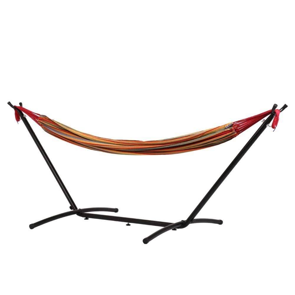 Double Hammock with Steel Stand and Carrying Case W462