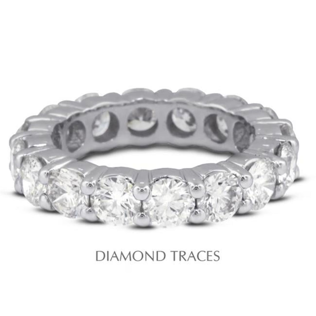 Platinum 950 4-Prong Eternity Ring R5192