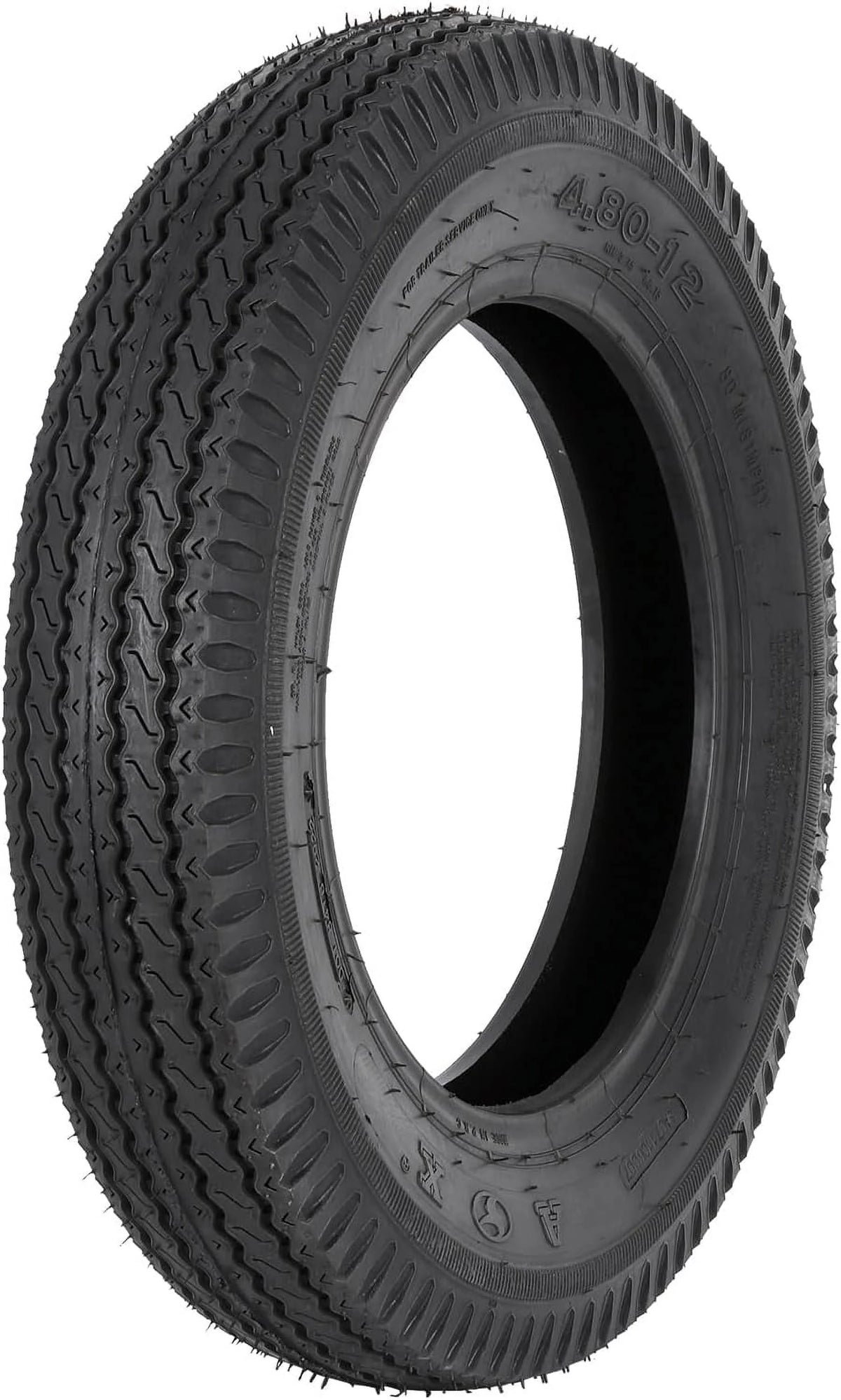 Set of 2 Utility Trailer Tire 4.80-12 Load Range C T324