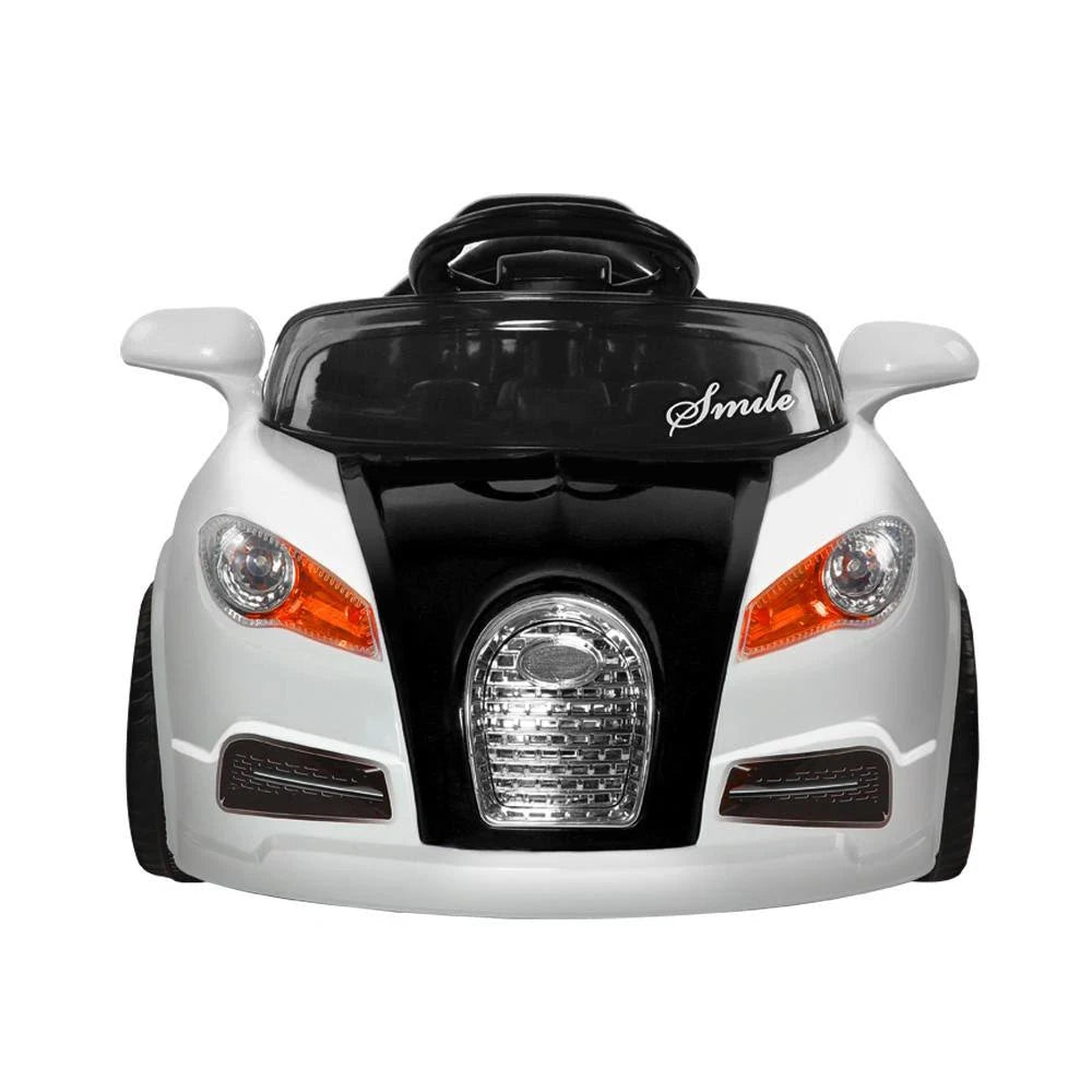 Black & White Kids Ride on Car B4580