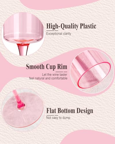 24 Pack 6Oz Gold Rim Clear Plastic Champagne Flutes P9995
