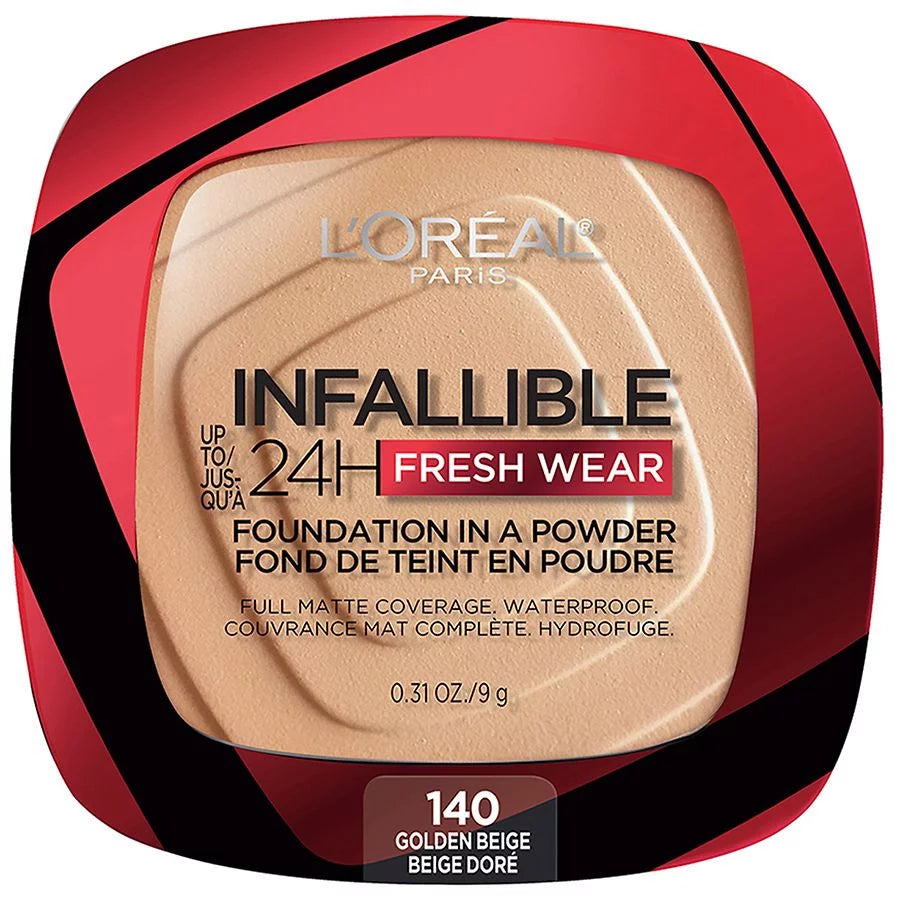 Golden Beige Powder Foundation 0.31oz Pack of 2 N42430