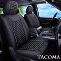 Coffee Waterproof Faux Leather Full Set Seat Covers I82757